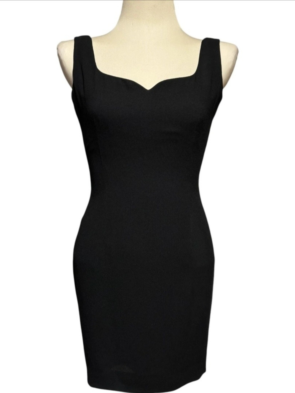 A.J. Bari Vintage Sweetheart Neckline Mini Dress